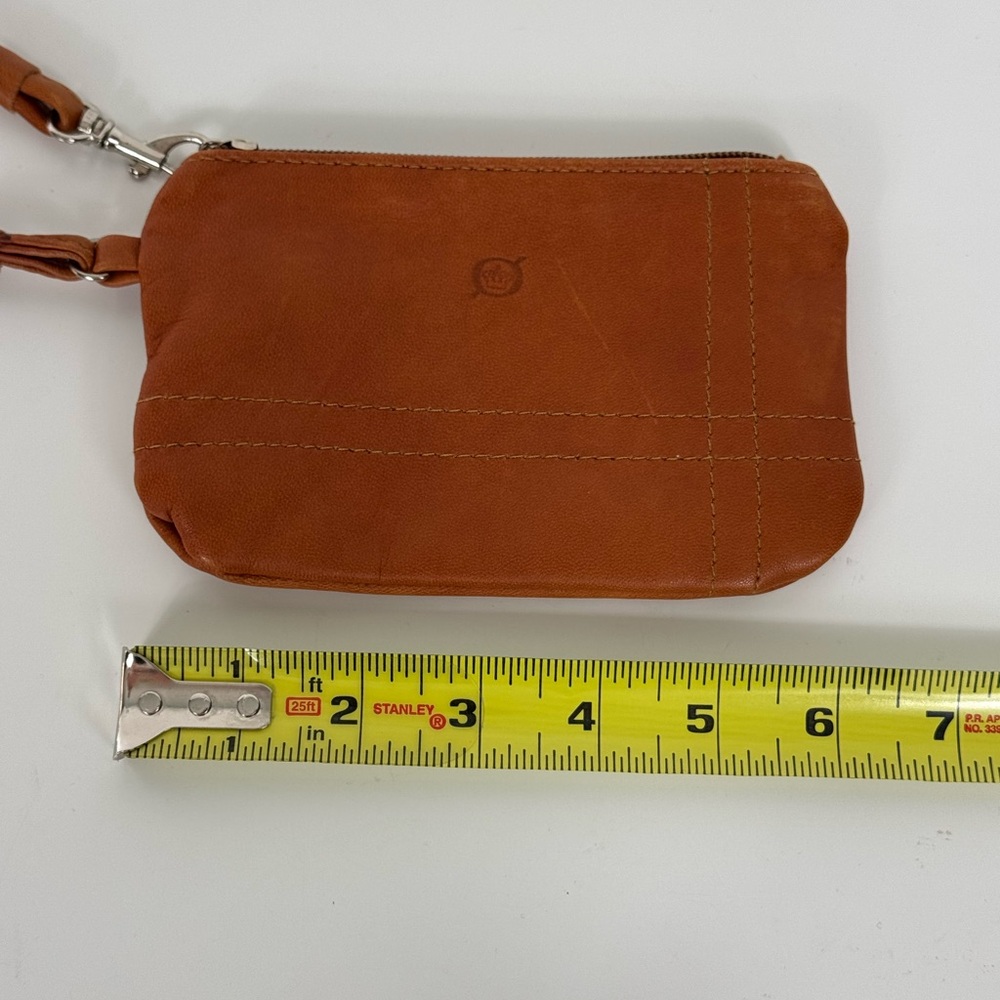 Born Leather Zip Wristlet Soft Camel Zip Strap‎ - Picture 5 of 6